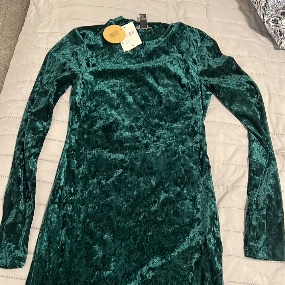 Knit dress in Emerald Green